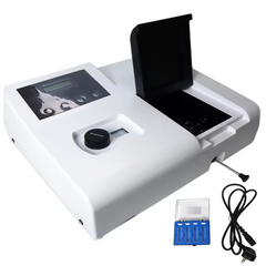 Visible Single-Beam Spectrophotometer | 350–1020nm | 6nm Bandwidth | RS-232 Output