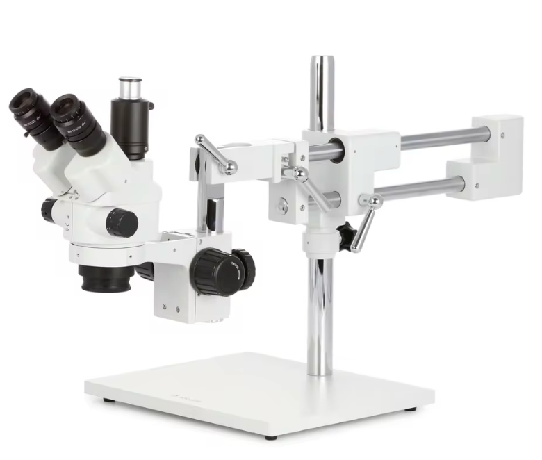7X-45X Boom-Stand Stereo Zoom Microscope | SXR Lab Equipment