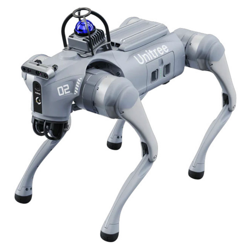 Unitree Go2 Edu Plus Quadruped Robot Dog | Livox Mid-360 LiDAR | NVIDIA Jetson Orin 100T | ROS2 SDK AI Research Platform