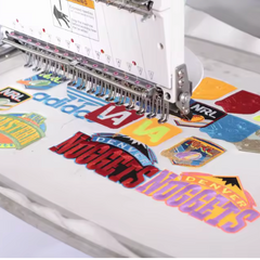 Commercial 15-Needle Single-Head Computerized Embroidery Machine – High-Speed System for Custom Hats, Apparel, Shoes & Patches